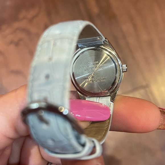 Anne Klein II Stainless Steel Quartz Blue Watch - Picture 4 of 7